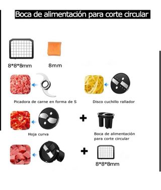 Picador Verduras Eléctrico 5L