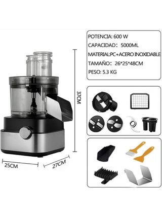 Picador Verduras Eléctrico 5L