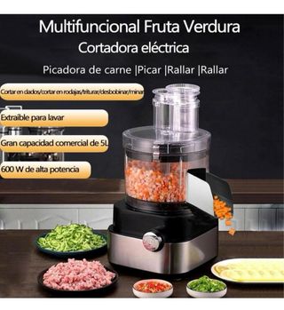 Picador Verduras Eléctrico 5L