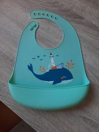 2 Baberos Silicona Bebé