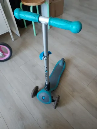 Patinete 3 Ruedas Azul Globber