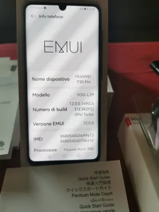 Huawei P30 Pro 128GB Blu/Ros