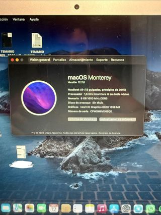 MacBook Air 2015 Plata