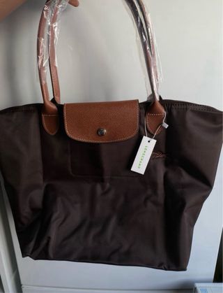 Longchamp Le Pliage Tote Bag Castanho