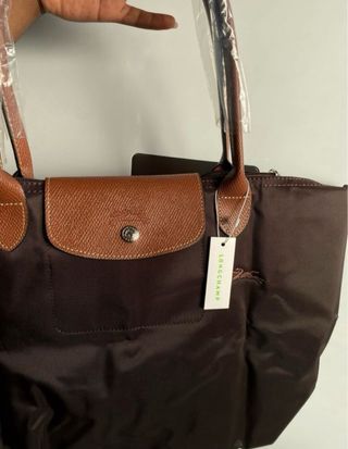 Longchamp Le Pliage Tote Bag Castanho