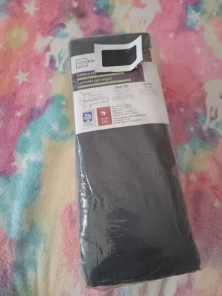 Sábana bajera negra para cama grande