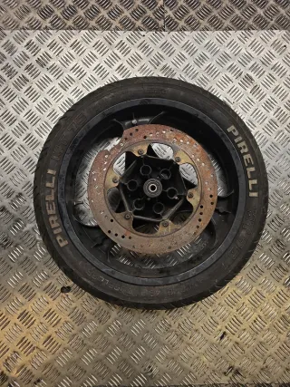 Llanta completa 90/90-16 48P usada Aprilia RS 50