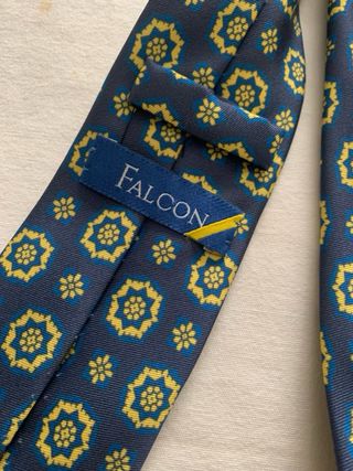 Corbata Falcon azul