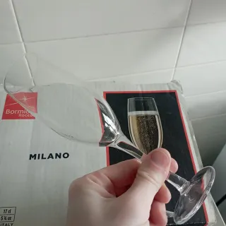 Set 12 flutes Bormioli Rocco linea Milano