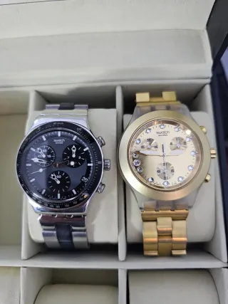 Orologio Swatch Irony Chrono Dorato