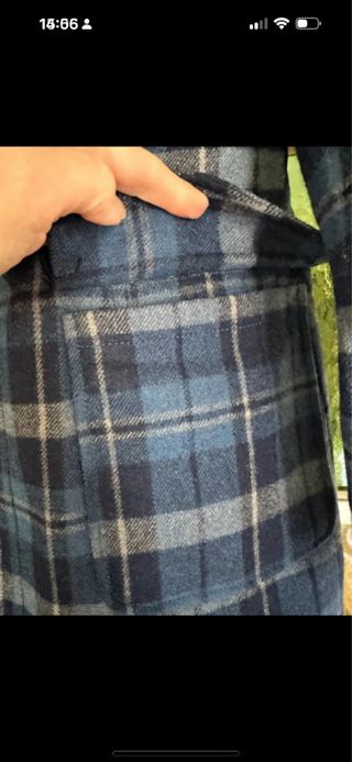 Cappottino scozzese nuovo stile anni 80 misto lana