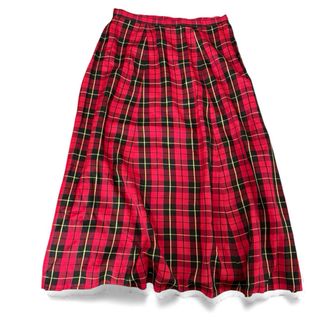 Completo donna: camicia e gonna lunga a quadri