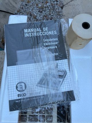 Calculadora Electrónica Impresora ELCO EO-1225