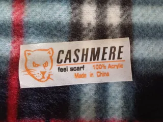 Bufanda de caballero a cuadros