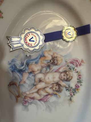 Plato Decorativo VIZAVI Ángeles Porcelana