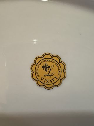 Plato Decorativo VIZAVI Ángeles Porcelana