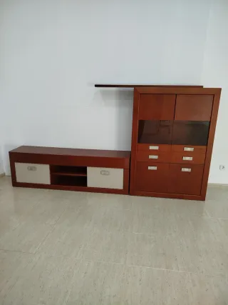 Mueble salon pino rústico