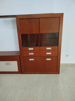 Mueble salon pino rústico