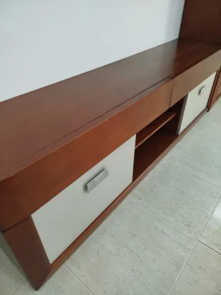 Mueble salon pino rústico