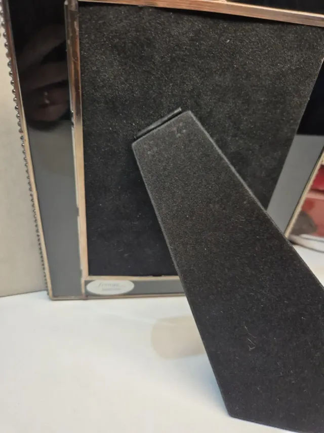 Cornice portafoto piume di pavone