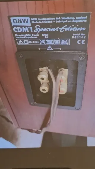 Altavoces B&W CDM1 SE