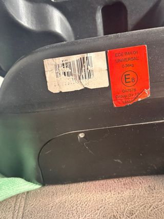 Silla de coche Babyauto negra usada