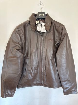 Chaqueta Cuero Schott LC5100 Marrón