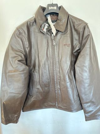 Chaqueta Cuero Schott LC5100 Marrón