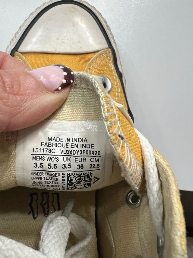 Zapatillas Converse Amarillas