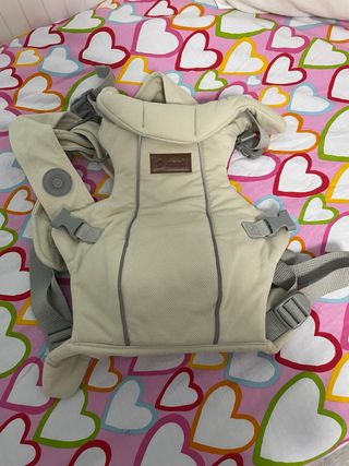 Mochila Porta Bebé Jane Beige