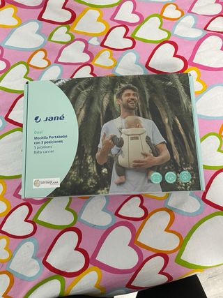 Mochila Porta Bebé Jane Beige