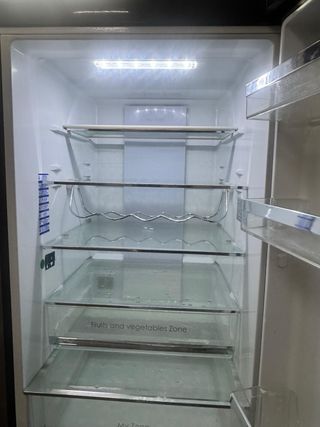 FRIGORÍFICO COMBI NO FROST MARCA HAIER EN INOX