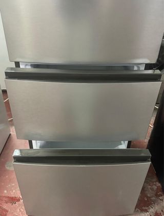 FRIGORÍFICO COMBI NO FROST MARCA HAIER EN INOX