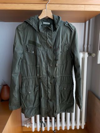 Parka Double Agent verde Talla M