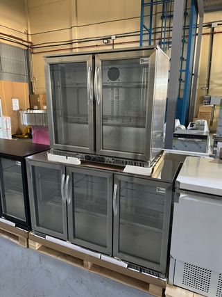 Nevera Expositora Doble Cristal