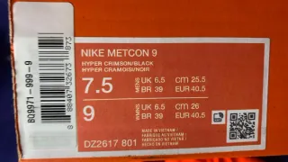 Nike Metcon 9 Scarpe Arancioni Nere
