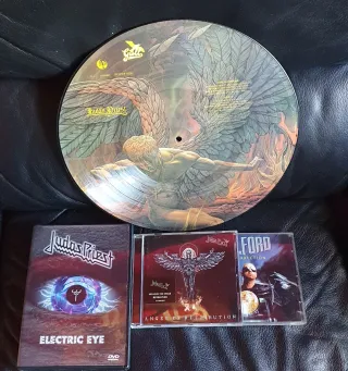 Judas Priest Lote DVD CD Vinilo Picture Disc