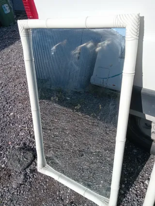 Cabecero Chippendale Bambú Blanco