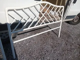 Cabecero Chippendale Bambú Blanco