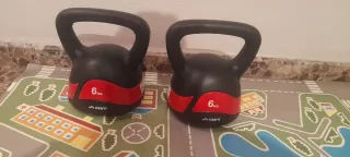 Lote 2 pesas rusas 6 kg Crivit