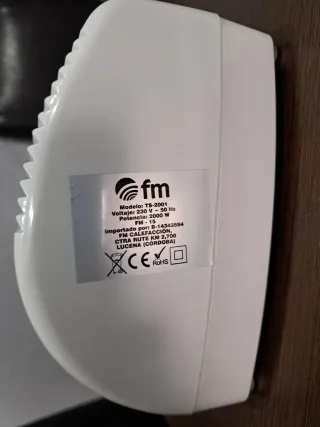 Calefactor FM de pared