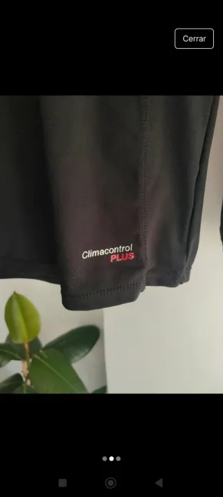 Camiseta térmica negra manga larga