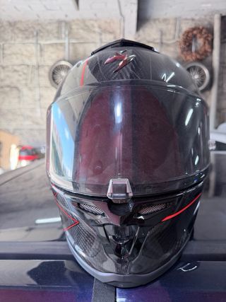 Casco Moto Scorpion R1 Carbono