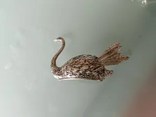 Cigno porta stecchini argento 925