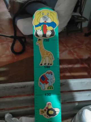 Medidor infantil, puzzle abecedario y números made