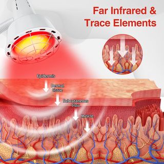 Lampada Infrarossi Cozion 275W Terapia Caldo