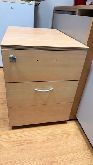 Cajonera de madera 3 cajones