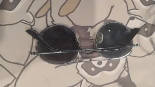 Óculos de sol graduados pretos e castanhos