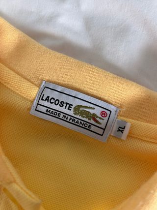 Polo Lacoste Amarillo