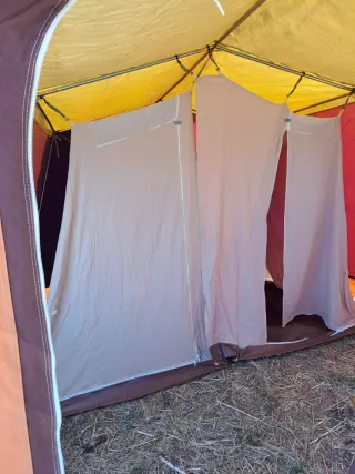 Tienda de campaña familiar 2 habitaciones